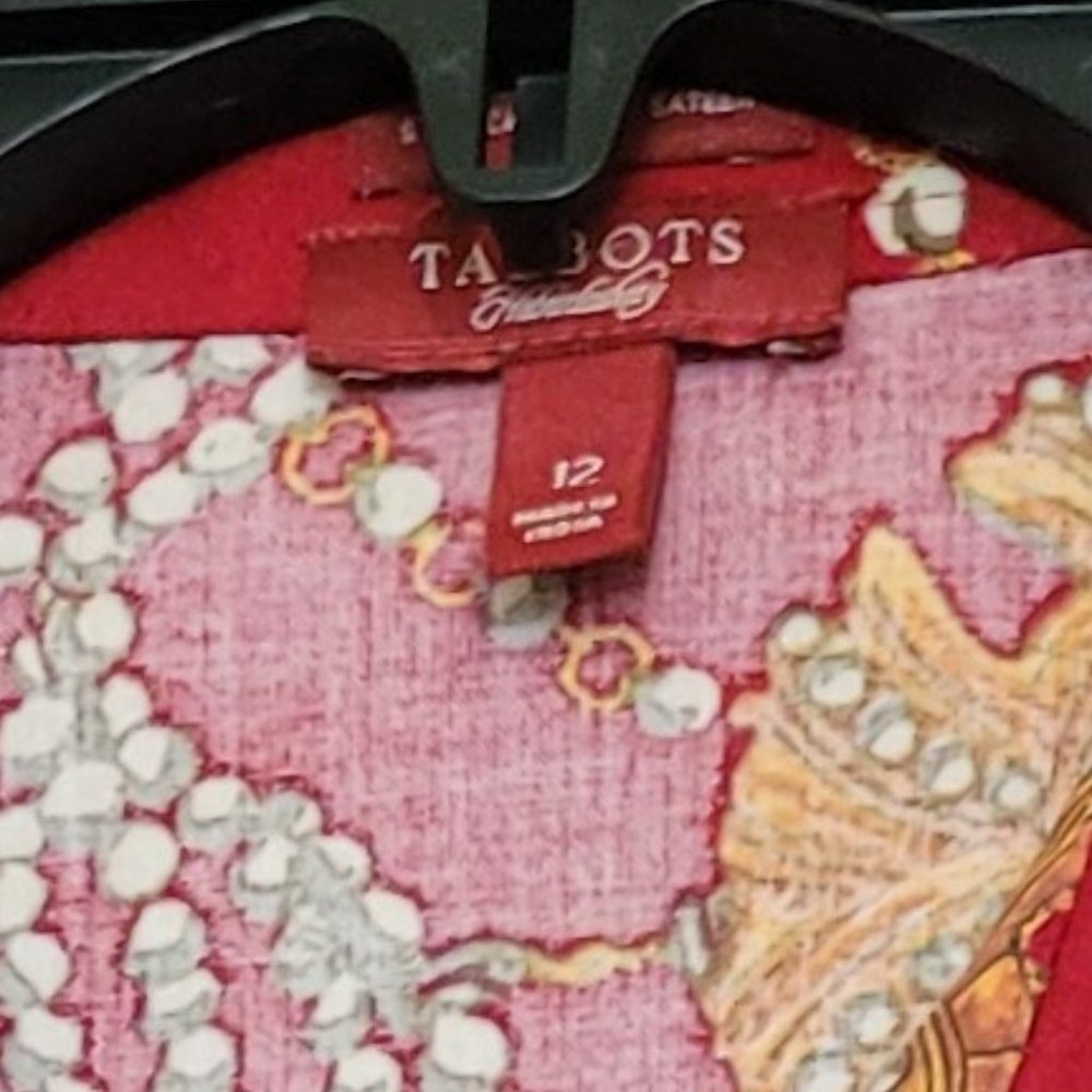 Talbots Red Blouse - Picture 4 of 4